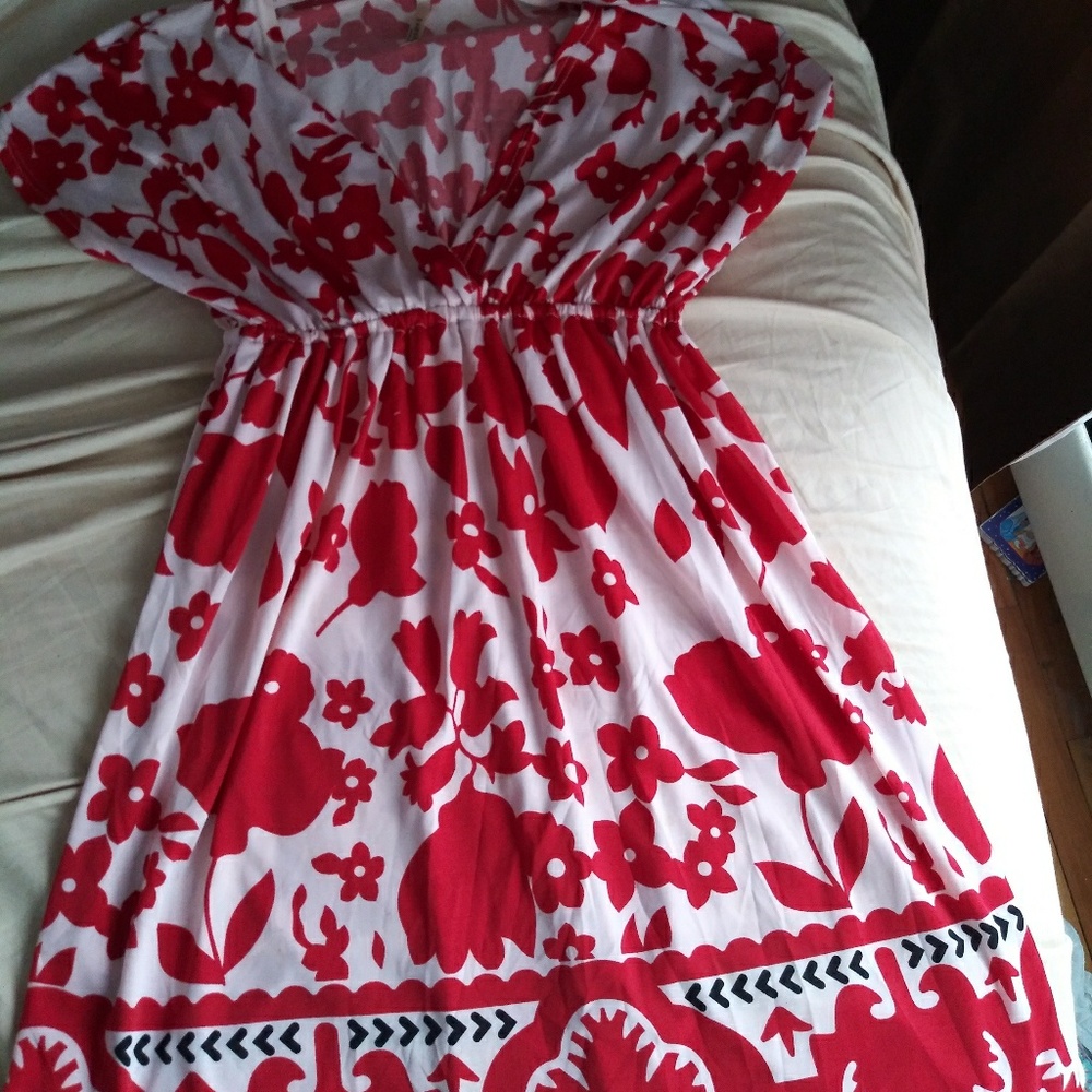 Red dress